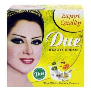 Due Beauty Cream with Multi Vitamin Extracts available at Beauty Land Salon in Surrey, BC